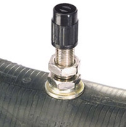 The valve core should be replaced and inflated to the recommended pressure; the valve cap must be screwed post this.